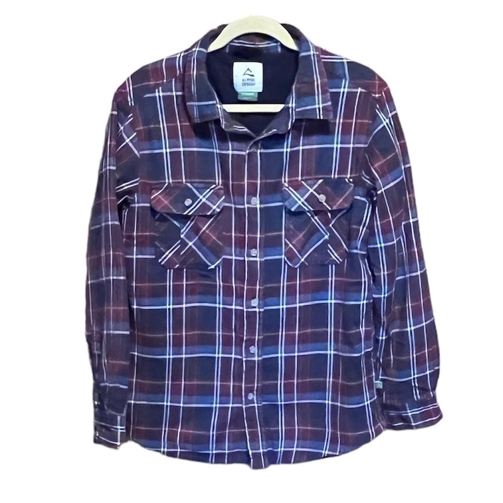 Alpine Design Fleece Flannel Jacket Size Medium